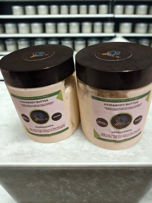 Organic & hair & body butter